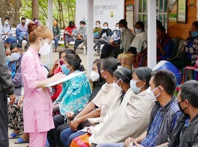 ECS has been involved in vaccination and awareness drives in collaboration with district administration and other stakeholders across Tuensang district. (Photo Courtesy: ecs_tuensang@instagram)